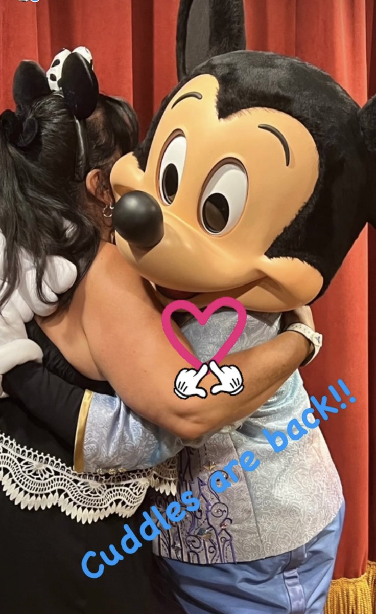 TJacquart06's tweet image. Cuddles are finally back @WaltDisneyWorld #disney #mickeymouse #cuddles