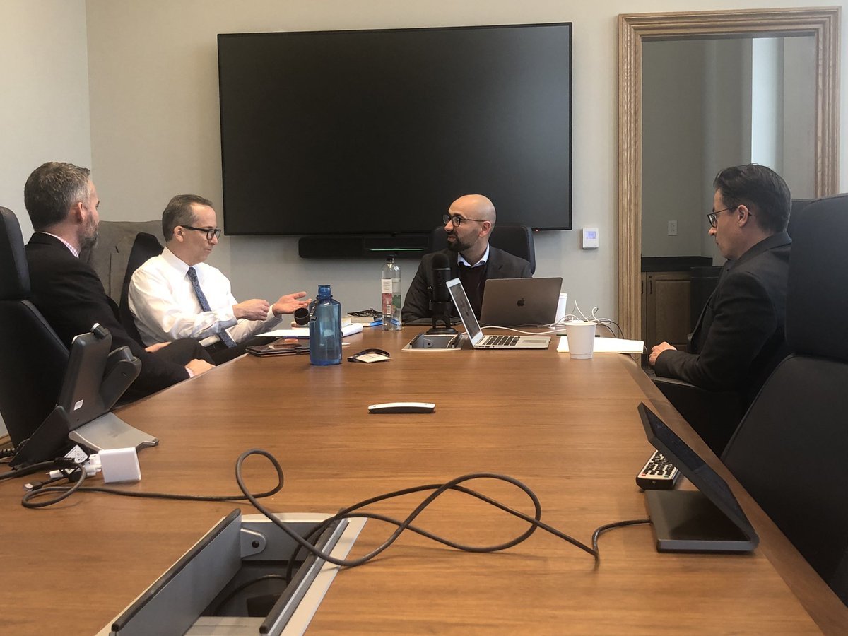 thenewthinkery's tweet photo. 👨‍⚖️🧠😼✍️👨‍⚖️

Guest host Paul Diduch with Greg and Alex interviewing @UofDallas prof Josh Parens upcoming episode on Strauss and natural law at @ACTC5 conference

Photo credit @ardith1923 https://t.co/1vUkoFseHI
