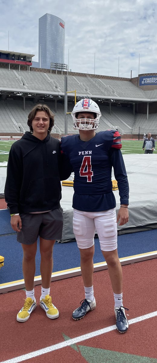 Great weekend with Penn football! Appreciate the warm welcome!