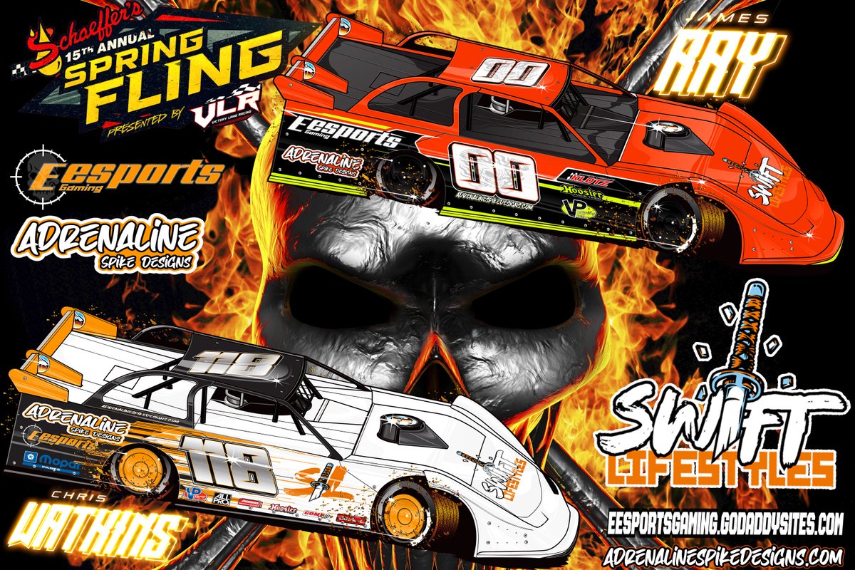 EEsports_Gaming's tweet photo. EEsports has 2 drivers signed up for the spring fling!!! best of luck to chris watkins and james ray!! this mickey mouse club house going places others cant! #EESports #spikeadrenalinedesings #swiftlifestyles https://t.co/w4HJiLmjP9