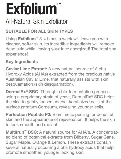 KevinFr14260515's tweet photo. #Exfolium from #Sisel - All-#natural #Exfoliator Enlivens and Invigorates Your #Skin.
#caviarlime #DermalRxSRC #PeptideP3 #multifruitBSC #AHA #alphahydroxyacids #orange #lemon #botanical #newsisel #sizzlenow #bilberry https://t.co/vVi12Rl9Qn