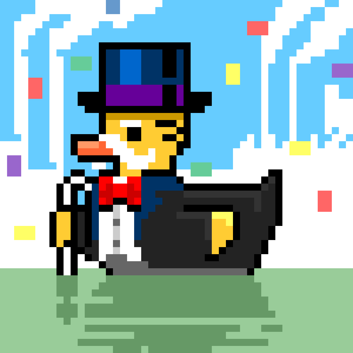 CryptoDuckie's tweet photo. Duck a Day challenge
Day 371
https://t.co/tqQzqyJB41
Available for 0.00 ETH
#NFTs #NFTcollectibles #nftart #pixelart #cryptoart #NFTartist https://t.co/jGcmo63PsU