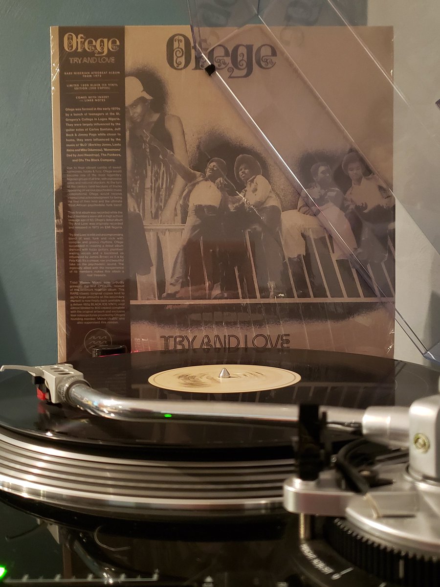 NowSpinningKL's tweet photo. Ofege - Try and Love (1973/2022).
Debut album. Recorded while they were still in high school.
#nowspinning #vinyl #funk #soul #afrobeat #psychrock #garage #ofege https://t.co/vs0B5VJYMD