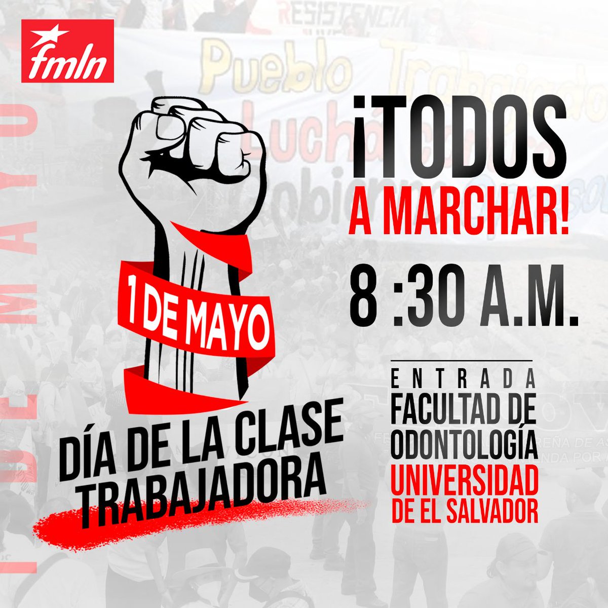 Desde Morazán marcharemos.
Podrán poner los obstáculos posibles, pero tenemos la. Determinación de Resistir Desarrollarnos y Avanzar.