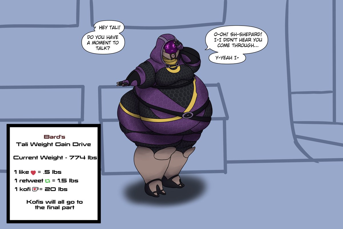 BardofSwells's tweet photo. Tali Drive part 3, a tragedy/comedy in two parts... poor gal's belts popped right in front of her crush, how embarrassing! But something tells me it won't hurt her chances... 😏
Ko-fi link in comments (and yes all ko-fis are worth 20 pounds now) https://t.co/PTiSLynLzL