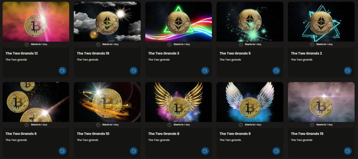 crypto_uni_nft's tweet photo. We are proud to present our first collection in Soonaverse

20 #NFTs collectibles personally designed based on Bitcoin/Ethereum abstracts compositions.

Starting price:  45.00 Miota

"The two grands" collection:
https://t.co/FZWOU2OwkO

#nftcollectors #IOTA #iota #trading https://t.co/fj0kKCrz1s