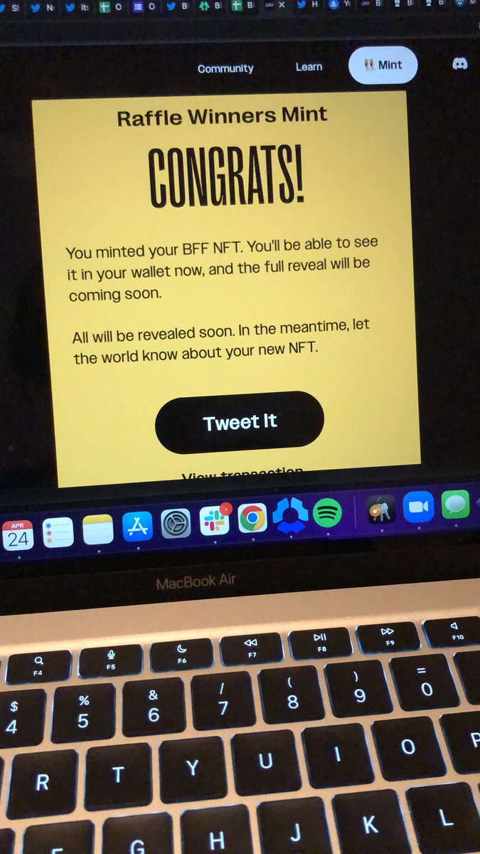 And there goes the second one! <a href="/MyBFF/">BFF 🌈</a>