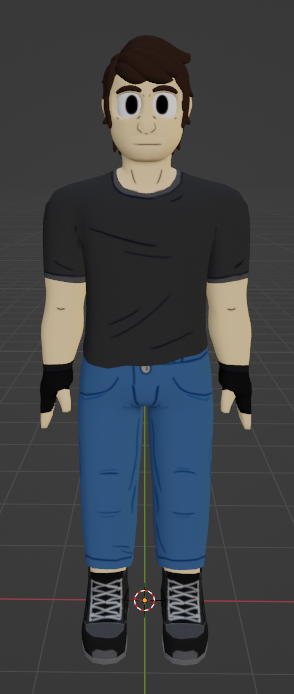ljt_productions's tweet photo. Cole's outfit has now been completely modeled and texture-mapped! Marking the completion of the base model!

All that's left is to adjust their weights, and Cole v4.2 3D is officially complete!

#ljtproductions #gamedevelopment #gamedev #isometricworld #frameofmind #Blender3d https://t.co/AFiv0hVoXl