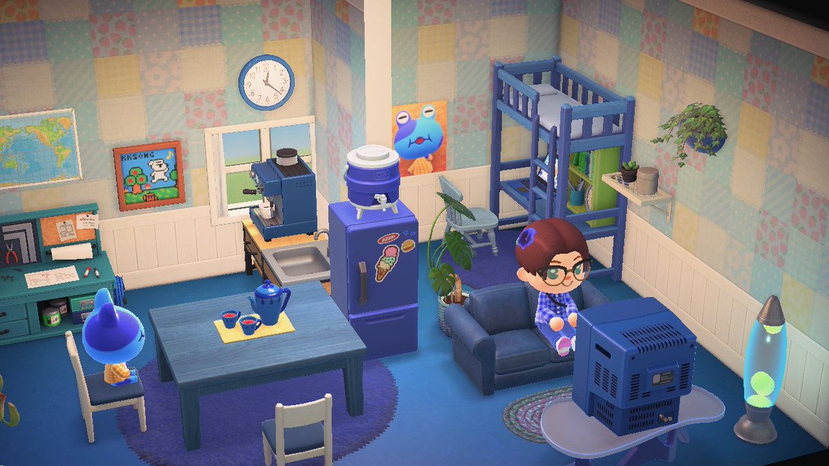 pierre_ass's tweet photo. Jeremiah blue nap house 🏡💙🐸 #nintendo #AnimalCrossingNewHorizons #ACHHP #NintendoSwitch #acdesign https://t.co/LdEwgsvnOr