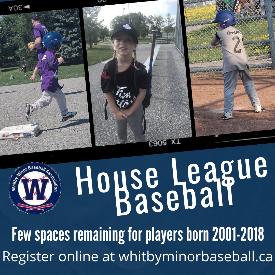 baseballwhitby's tweet photo. It’s almost house league season! https://t.co/iybtsReCBR
