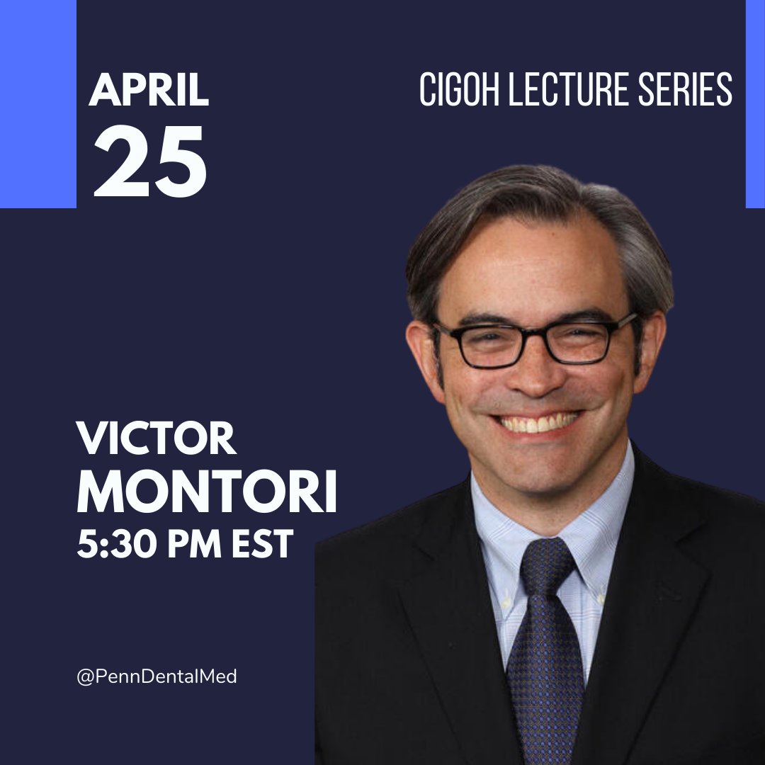This week in #CE we have Dr. Victor Montori discussing 'On Care' as part of our Integrative Global Oral Health Lecture Series.  April 25 from 5:30-6:30 PM EST for 1.0 CE Credit.

Visit bit.ly/3v7RPaw

#PDM #CIGOH #GlobalDentistry #GlobalOralHealth #DentalEducation