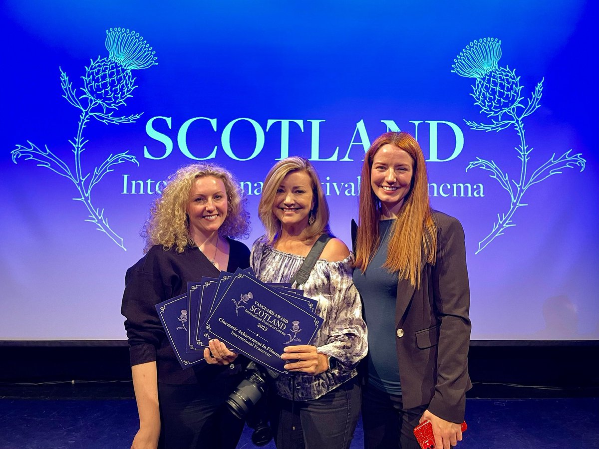 MsJuliaParker's tweet photo. What an incredible film festival in Peebles, Scotland! Thank you @ScotlandIFC for all the recognition and awards for the feature film, Caralique, and also for Nakusa! ๐พ๐ฅ๐ Taking back 5 awards! @MsJuliaParker @Elizabeth_B_T @HeleneCardona #duncanjohnson #kalifunston https://t.co/ItRuHFNKtM