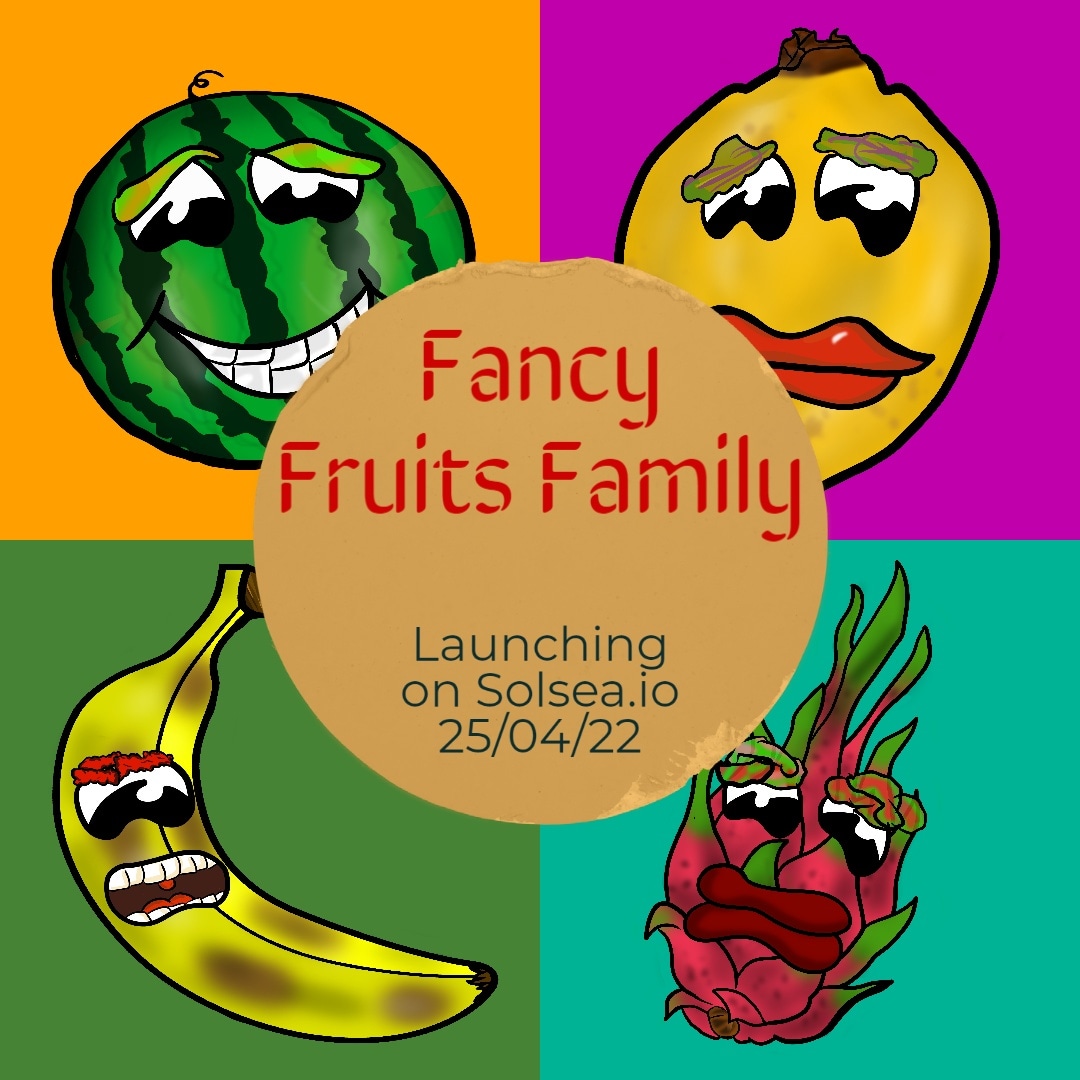 Fancyfruitf's tweet photo. Tomorrow 🔥🔥 Fancy Fruits is for sale on https://t.co/cCUm4I12Qr 
#solananft #solsea https://t.co/6BLiTeQ3Mr