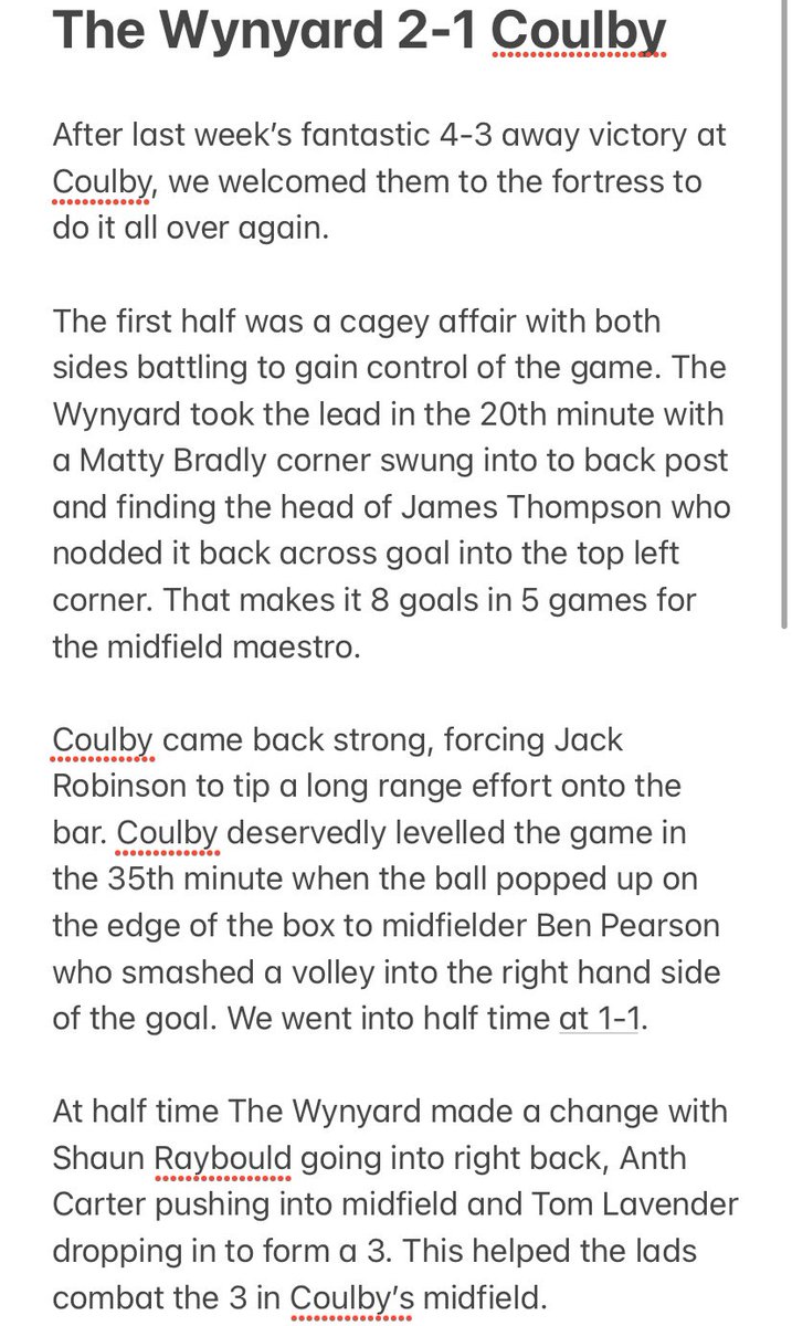 The Wynyard FC tweet media