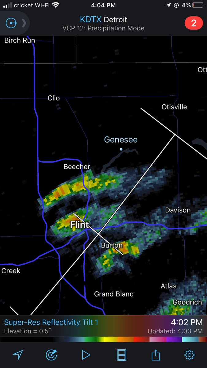 MichStrmEnthus's tweet photo. What the storms are looking like from #KDTX
#wx #miwx #mistorm https://t.co/KZ4zCfY7u2