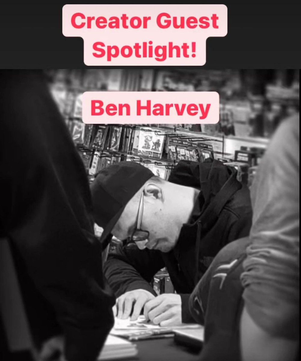 TrentonComicCon's tweet photo. Next creator guest spotlight is #BenHarvey! @benharveyart is an Illustrator that has worked with multiple publishers in different mediums in styles that ranges from comics to manga, utilizing a range of traditional & digital mediums. Welcome to #TheTCCC! #trentoncharitycomiccon https://t.co/0k6q8wG5Qi