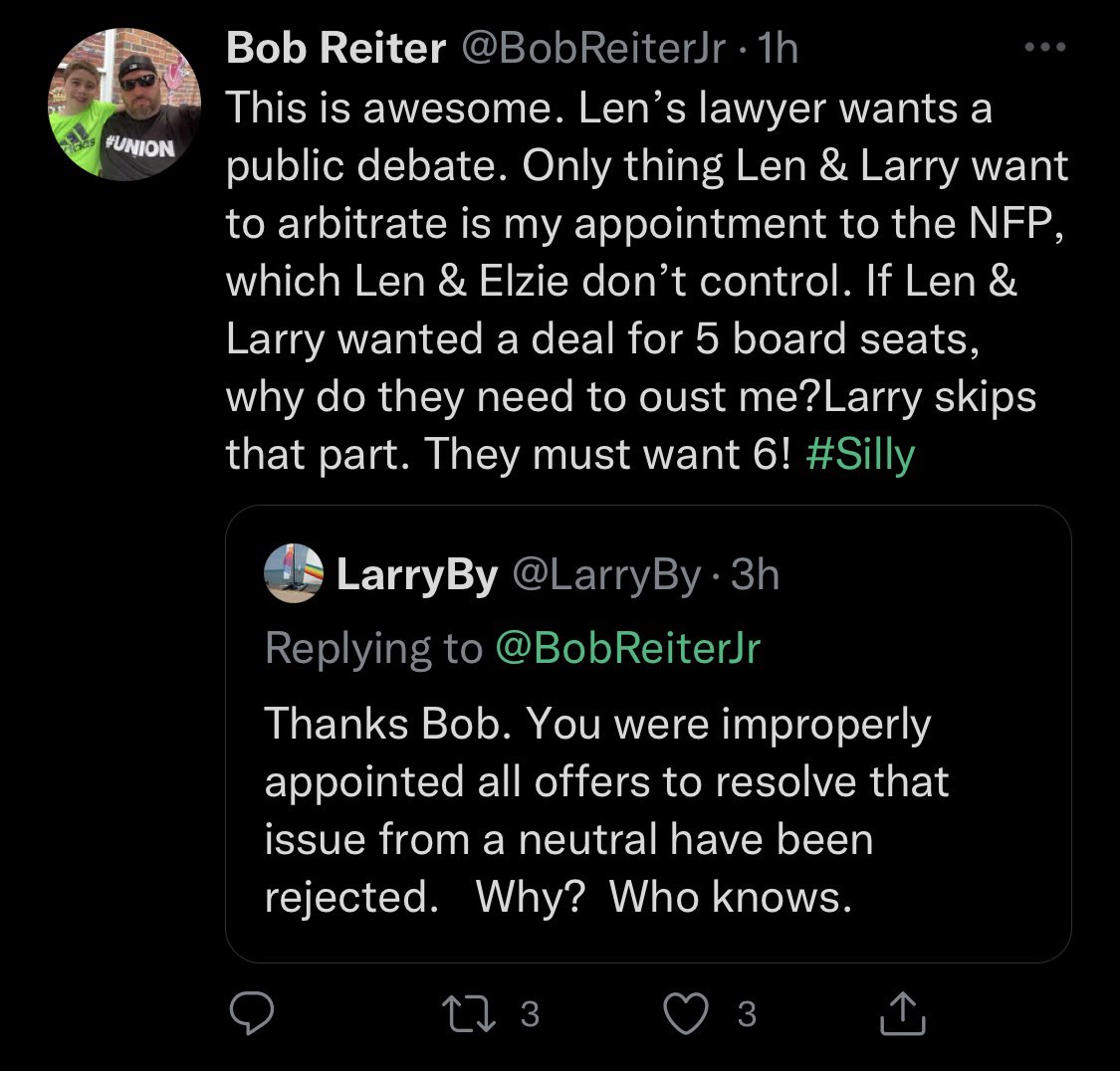 BebopOtt's tweet photo. Bob is a legend for calling out Len’s lawyer on twitter @BobReiterJr #FreeTheReader #SaveTheReader https://t.co/cqC9A5W1iV