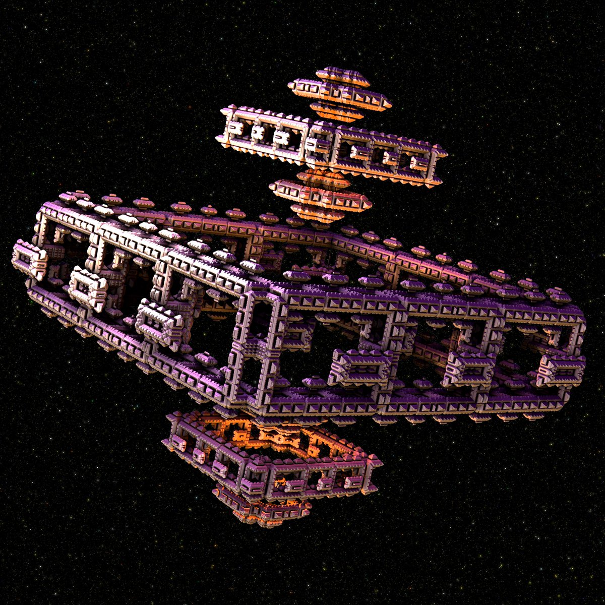 noctiveart's tweet photo. THE VOYAGE has started 🚀

The first piece of the series, MOTHERSHIP is up for AUCTION on @exchgART 

Reserve: 0.4 ◎
Ticks: 0.2 ◎
Duration: 24 hours  

Read the description for the story 
🔗https://t.co/ksHcdv7sWX

#SolanaNFTs #SolanaNFTDrop https://t.co/5BuNNlXH46