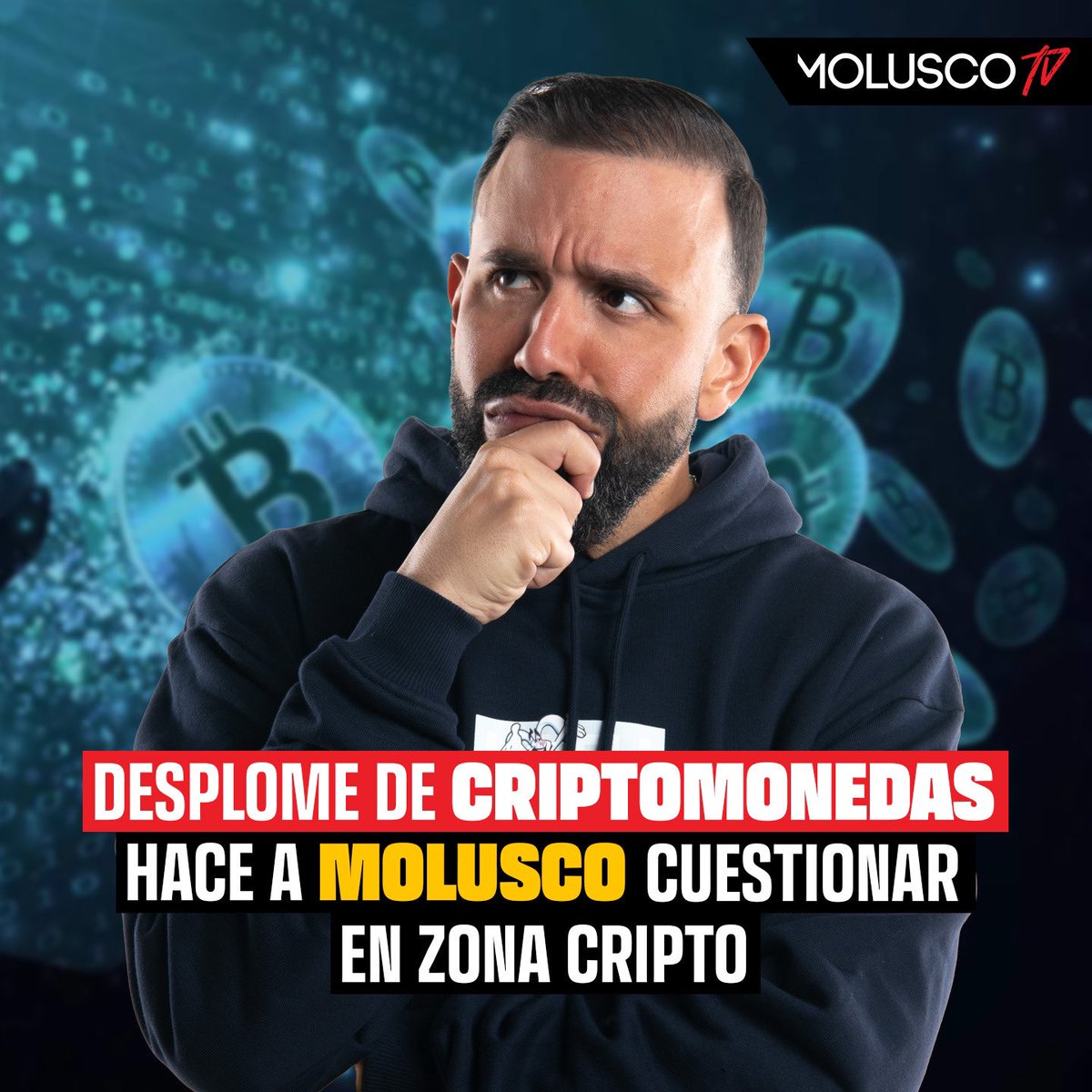juancpedreira's tweet photo. Ya arriba, 🔥 un nuevo episodio de #ZonaCripto en MoluscoTV https://t.co/HMAqXBiARm https://t.co/rVaBnyo4tp