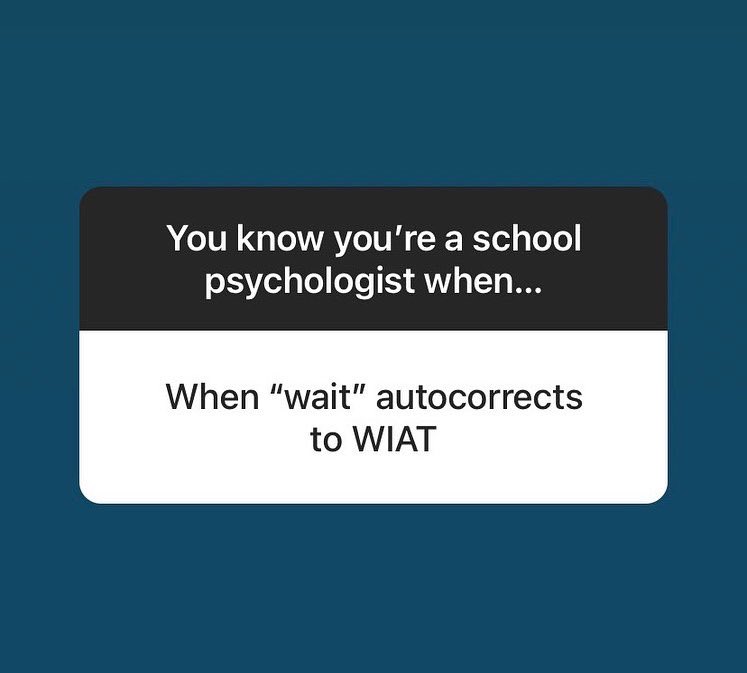 “You know you’re a school psychologist when…” received so many great responses. Here are some favorites and keep it going in the comments!