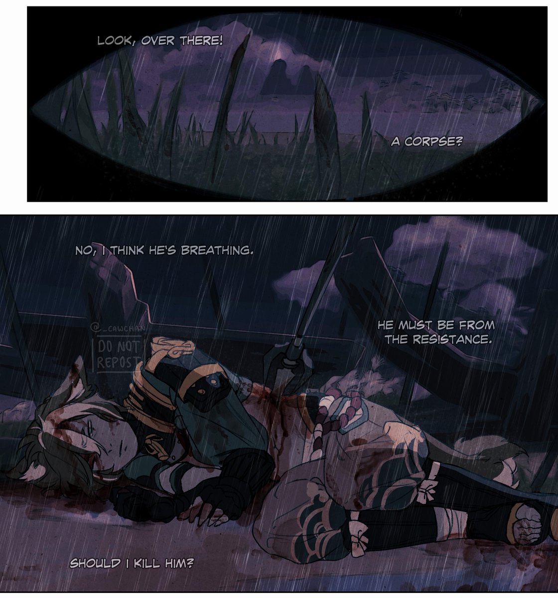 cawiechan's tweet photo. /cw blood

more angst I had in storage 💁‍♀️ dw  Gorou’s  fine 💧
#GenshinImpact https://t.co/JzJ8Ad2daj