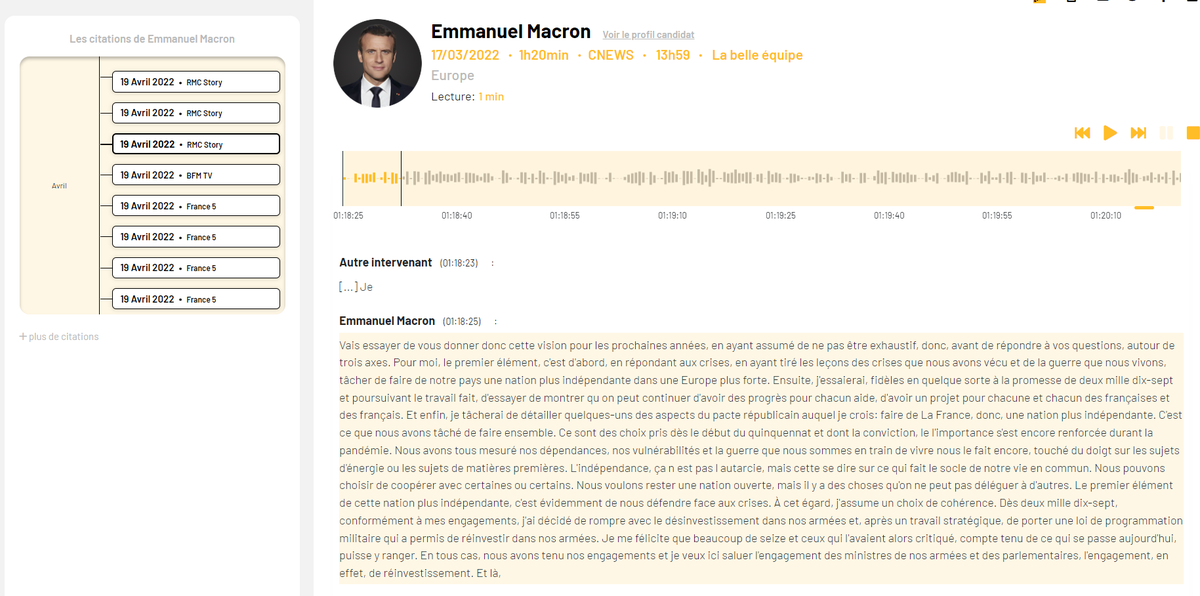 #Presidentielles #presidentialelection2022 #MacronPresident <a href="/fxbellamy/">Fx Bellamy</a> à 21h38 sur @France2tv <a href="/EmmanuelMacron/">Emmanuel Macron</a> veut-il remplacer les nations en Europe ? Voici ce qu’il a dit👉elections-tracker.fr/citation/8340
<a href="/CNEWS/">CNEWS</a> <a href="/avecvous/">septi widya lestari</a>