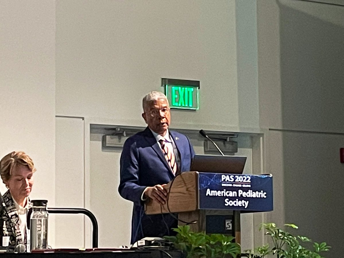 Watching Dr David Nichols receive The David G. Nichols Health Equity Award is a truly special moment. This honor and so much more is due to David for his extraordinary contribution to children and the profession of pediatrics. Congratulations, David! #PAS2022