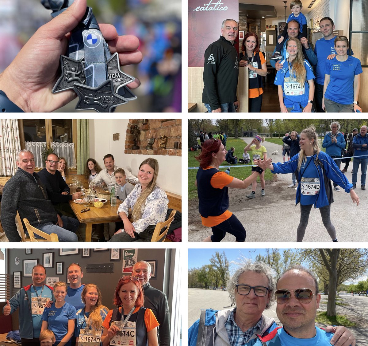 DominicMorano's tweet photo. We did it again! An awesome weekend in #Vienna at the #VCM2022 to #run the #RelayMarathon is coming to an end - we are already on our way home to #Frankfurt. There is nothing better than having good #friends all over the world 🌎..except maybe being a brilliant friend yourself ☺️ https://t.co/z2KiC0DJ57