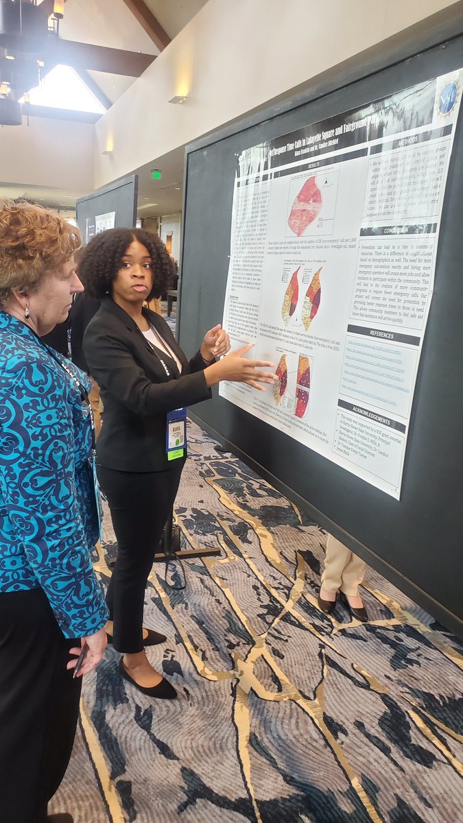 fwills's tweet photo. Great to see the @HarrisStowe undergrad research students present @GEOINTsymposium. @NGA_GEOINT STEM is thriving at HSSU! https://t.co/Q3CZYJFT4F