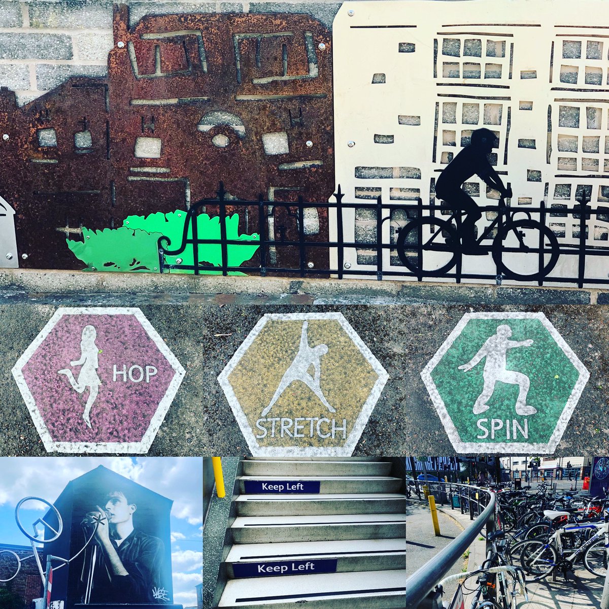 evefrancisholt's tweet image. #Manchester to #Macclesfield &amp;amp; back again. Today’s musings:
🚲 Increasingly find the bike racks at Piccadilly train st full, time for more!
🛗 The stairs are under utilised, lets be creative
🖼 Street art is a low-cost way to invite people to move

#ActiveEnvironments #GoodDesign