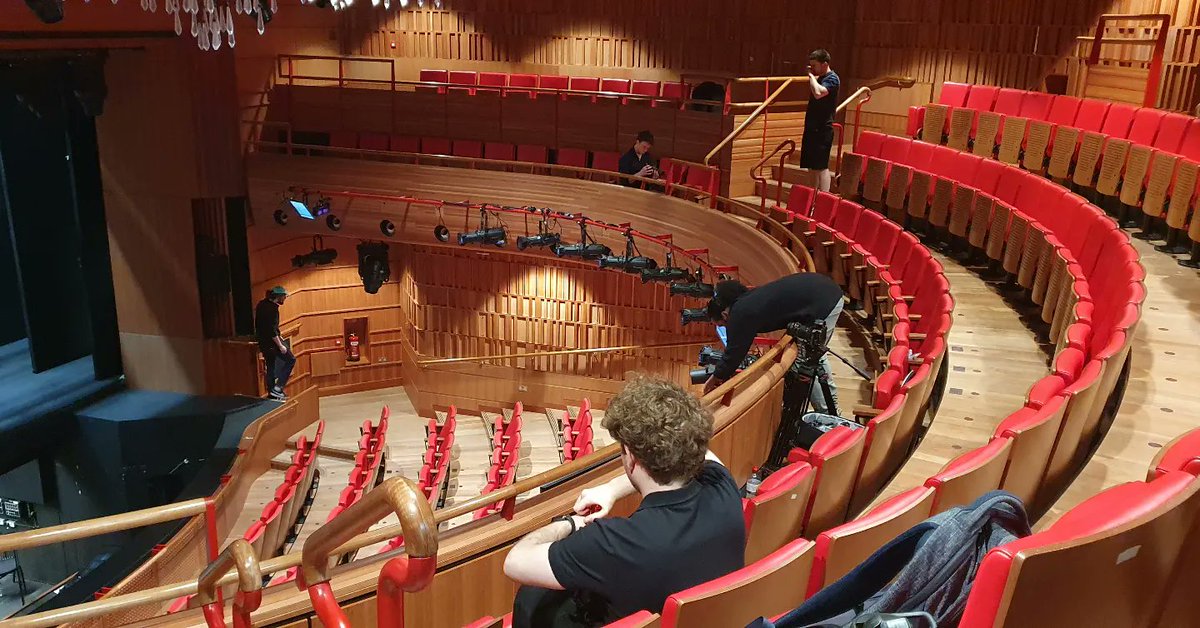 BlackApronEnt's tweet photo. Multi Cam set up for a live Opera performance on a Sunday afternoon... What could be more glorious?📯 @PegasusOpera @RoyalAcadMusic #mutlicam #live #liveopera #opera #filming #london #liveperformance #filmingshows https://t.co/8Hki1UMEMu