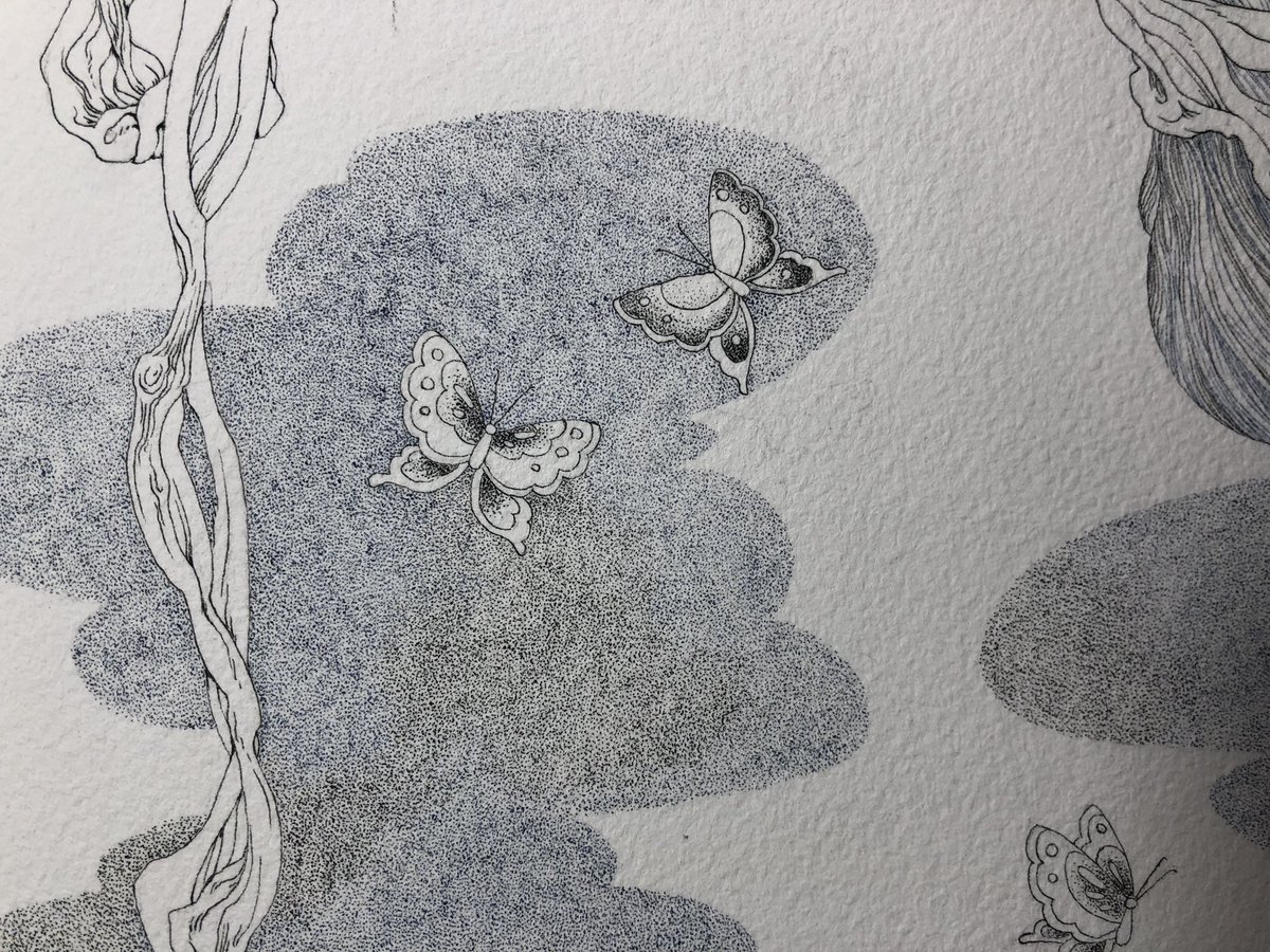 点々埋まった
#ペン画 #丸ペン #絵 #制作過程 #art #illustration #drawing #wip