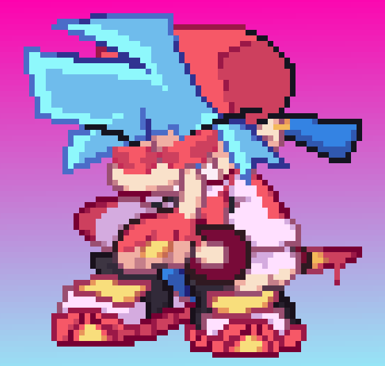 FNFInMiami's tweet photo. Well, it's been a while but we are getting into some new things nowadays! Here is some new stuff done for now! 💖💖💖

#FNF #fnfmod #hotlinemiami #remix 
@FNFNewsAnnounc1 @FNFModNews https://t.co/EtXpT9f6Gb