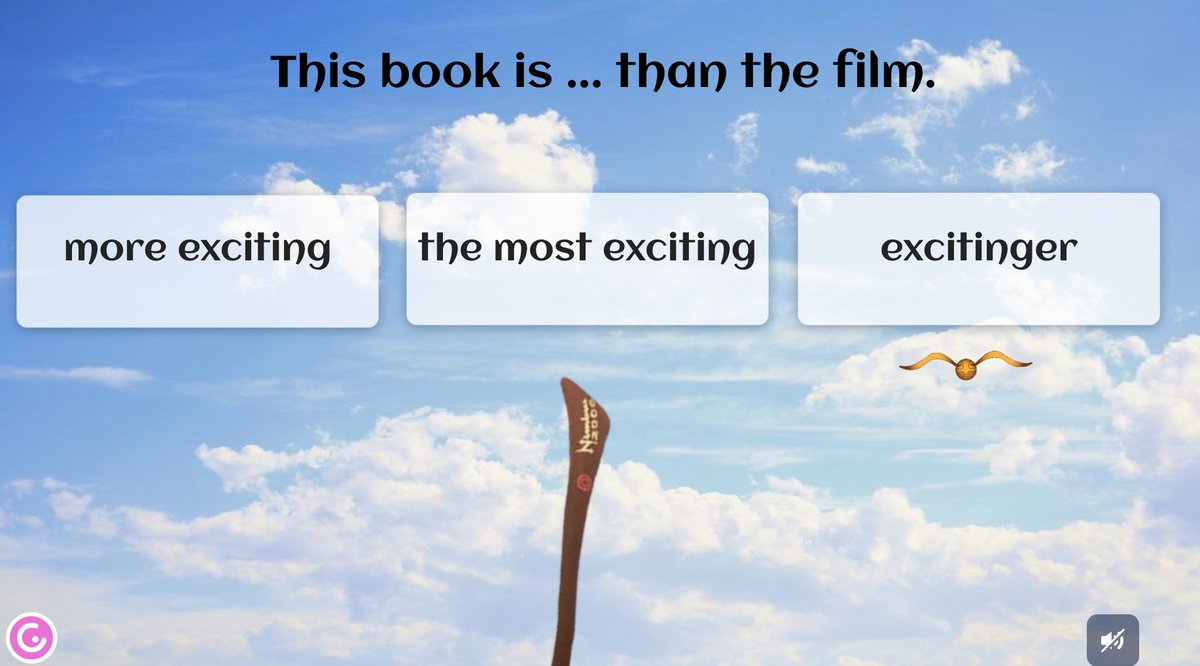 ⚡️Flying class #CVESchoolofMagic⚡️Gracias a <a href="/genially_es/">Genially (Español)</a> <a href="/sandboxeduca/">Sandbox Educación</a> y <a href="/MyClassGame/">@MyClassGame</a>. Comparativos y superlativos #reutilizable.
▶️view.genial.ly/62570560cdaccc…
<a href="/gamificatuaula/">GAMIFICATUAULA</a> <a href="/DGamificando/">DocentesGamificando</a> <a href="/imgende/">Ingrid Mosquera</a> <a href="/FranciscoGonGal/">Francisco González</a> @janotajunto <a href="/aulaenjuego/">Aula En Juego</a> <a href="/FrikazosAula/">Frikazosenelaula</a> <a href="/Gamificaeducar/">Educa Gamificando</a> <a href="/chusca14/">Chus Calavia</a>