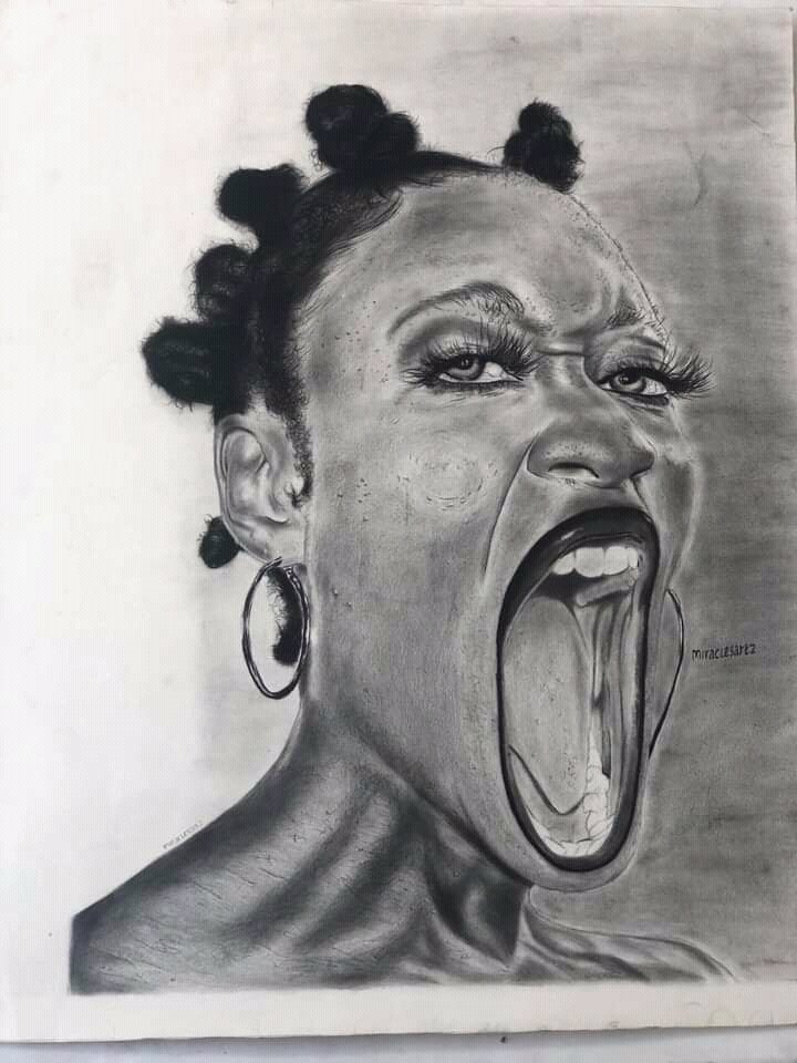 miracleartsy's tweet photo. The #wip and the final shot of a #drawing I did some month ago,drawn with #charcoal and #Graphites on FBB Card.
how does this make you feel?
Kindly #rt 💟 
#miracleartgallery https://t.co/PUKZkneYQg