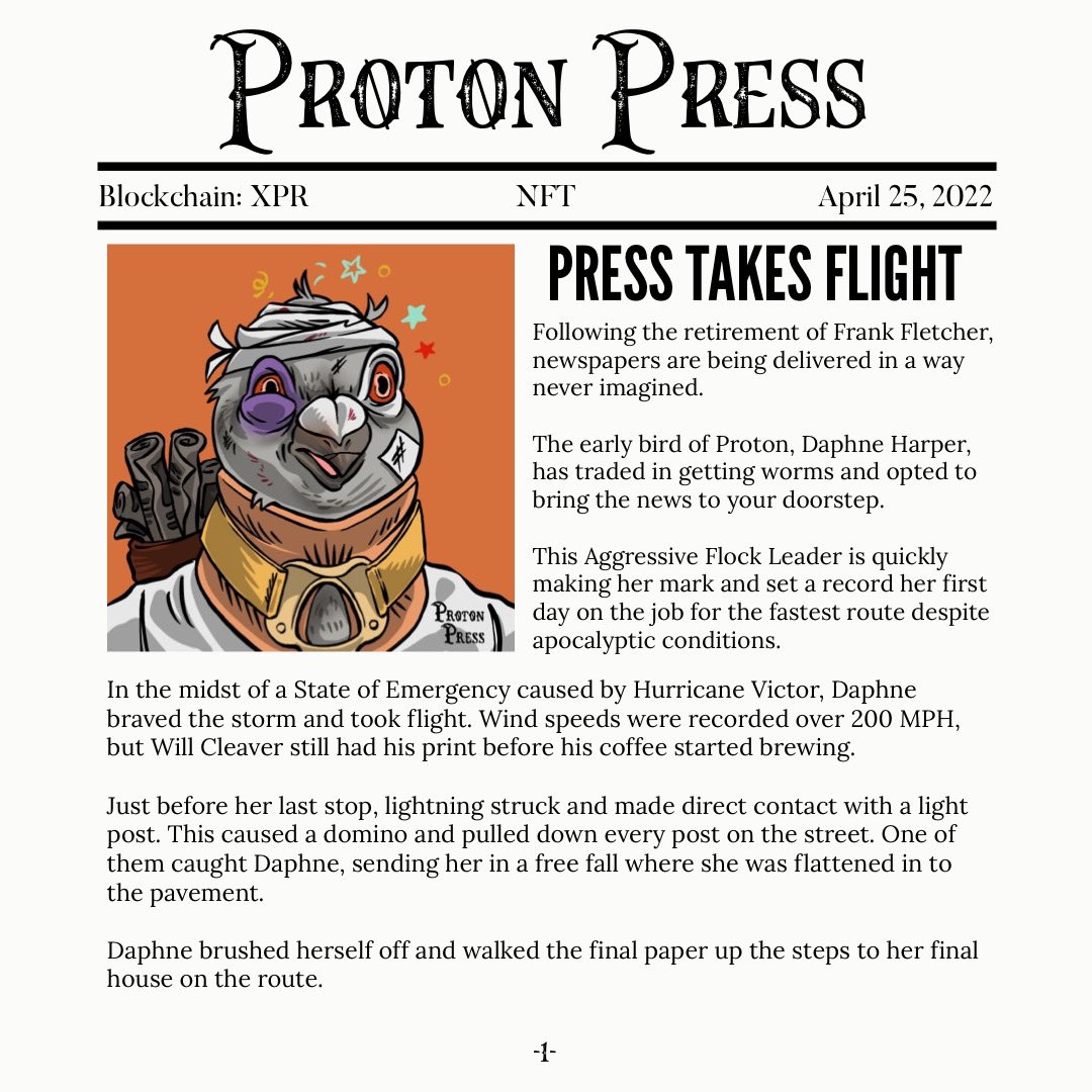 Proton Press NFT ⚛️ tweet media