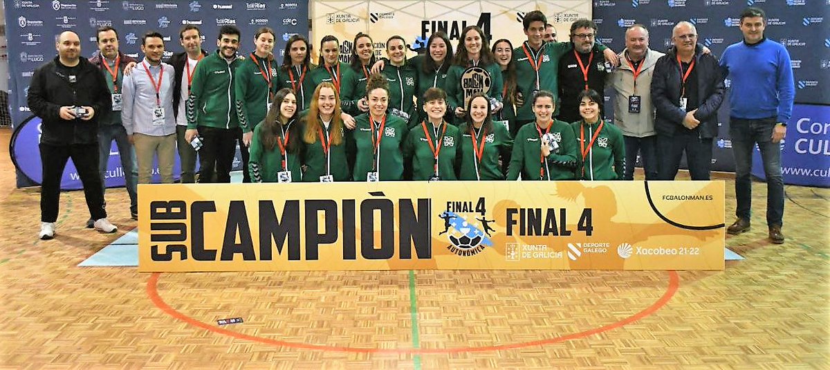 🏆FINAL FOUR 1ª AUTONÓMICA FEMININA
Calvo Xiria, 2º clasificado Final Four e 3º Clasificado na Liga tempada 21/22!!
Noraboa <a href="/balonmanxiria/">Escolas de Balonmán Xiria</a> !!
#ConSeloGalego