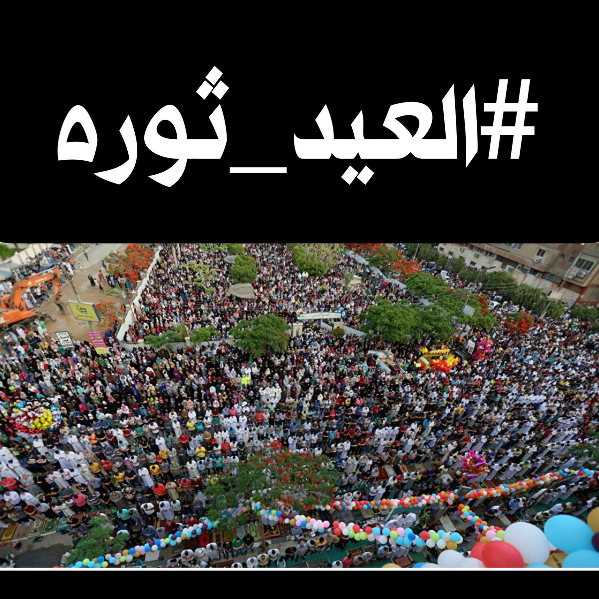 El2e3lam_1's tweet photo. إكسروا حاجز الخوف ووحدوا صفوفكم ضد نظام ظالم خاين بيفرط في الأرض وبيقتل الشعب وبيحارب الدين
إجعلوا هتافكم الله اكبر☝
وبإذن الله #هنصلي_العيد_في_الساحات
ونخلي #العيد_ثوره
أنصروا الله ينصركم ويثبت أقدامكم https://t.co/UyMwTODoxe