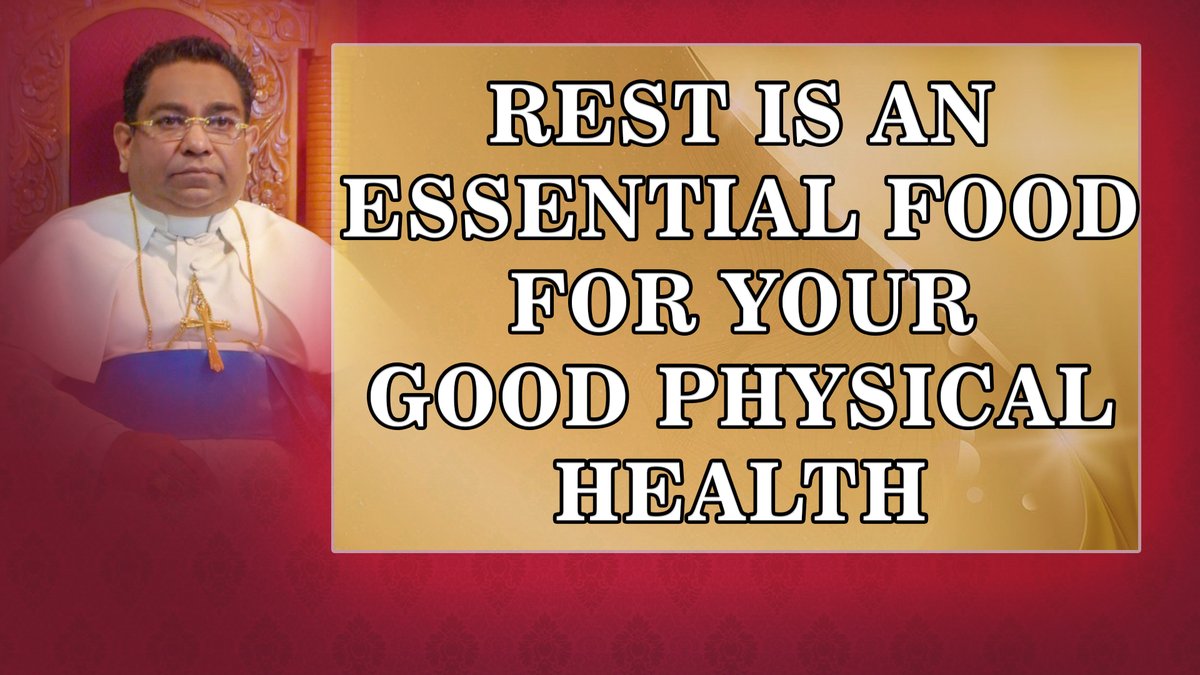 TheHolyApostle's tweet image. Rest is an essential food for your good physical health | #MotivationalQuotes

👉Watch &amp;amp; Subscribe youtu.be/gASPac_HcOU

#DailyQuotes #HisHolinessRohanLalithAponso