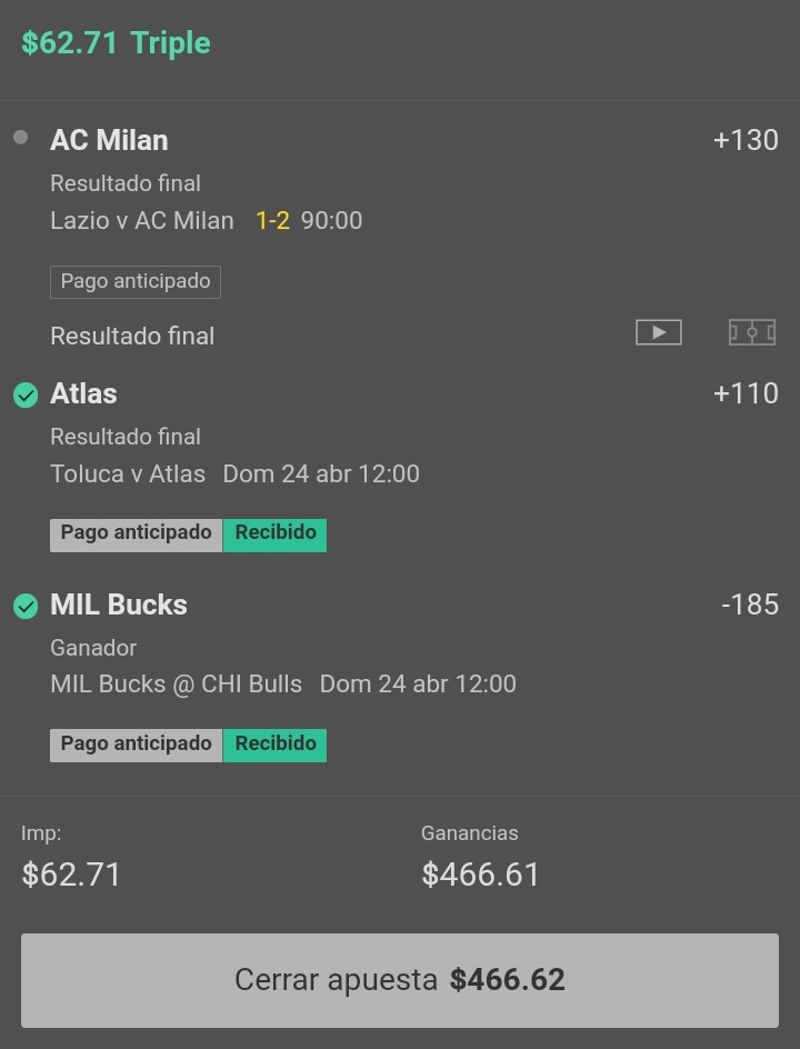 AC_Picks49's tweet photo. Les comparto esta personal, con lo que sobraba ya salió para los picks de hoy https://t.co/mWmTF5UYHj