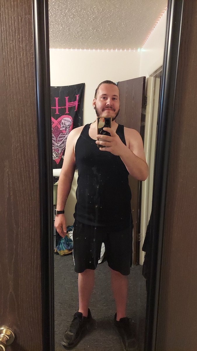 Sovereign1One's tweet photo. Got a fitbit and am working out now. I walked 13.45 miles at work yesterday! I'm slimming down and am loving it! Also got my ears pierced. Finally starting to look the way I want! https://t.co/5a2Mwh4frD