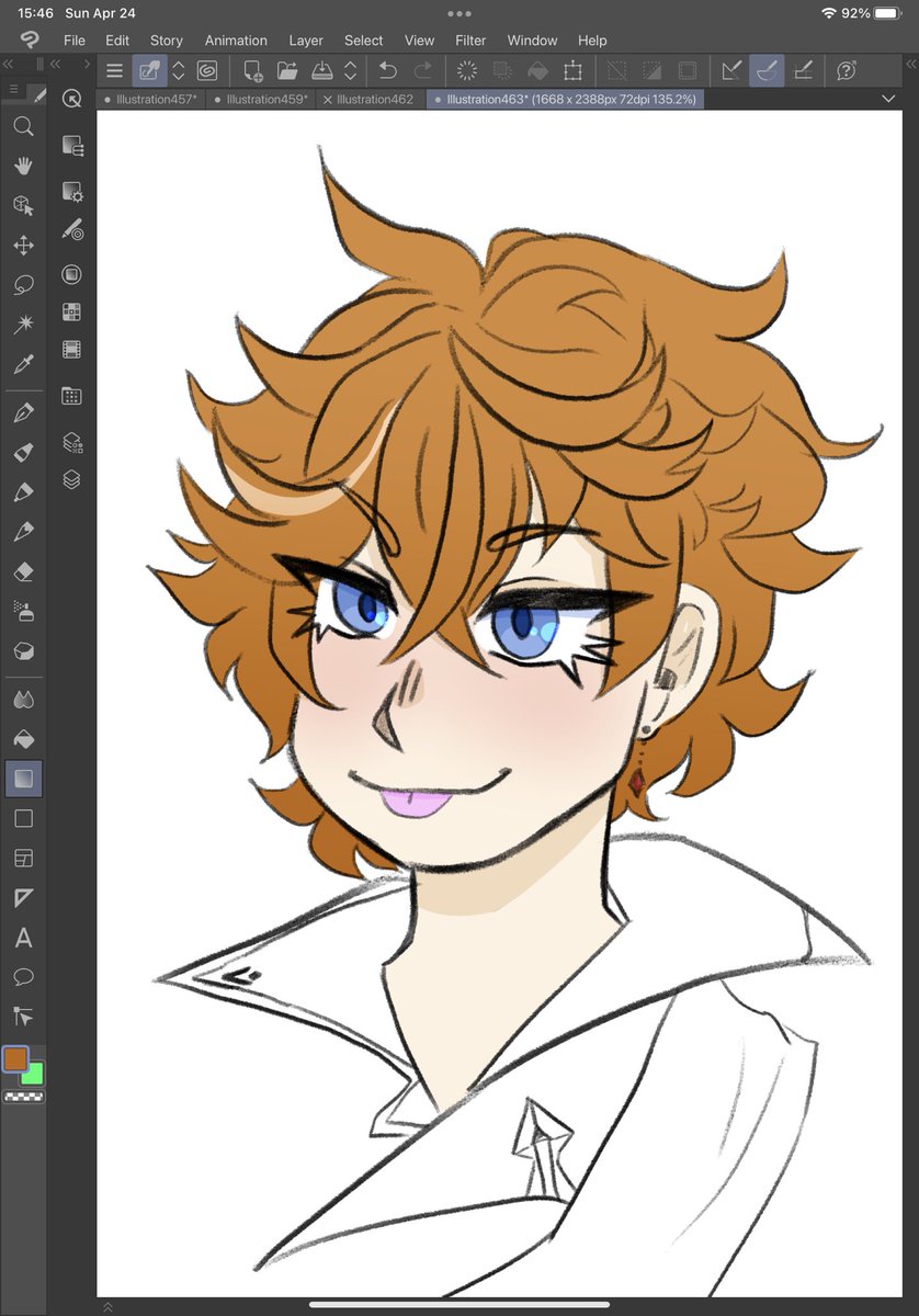 elwurd's tweet photo. Warmup before commissions lol #GenshinImpact #childe https://t.co/dOMWnLmkfP