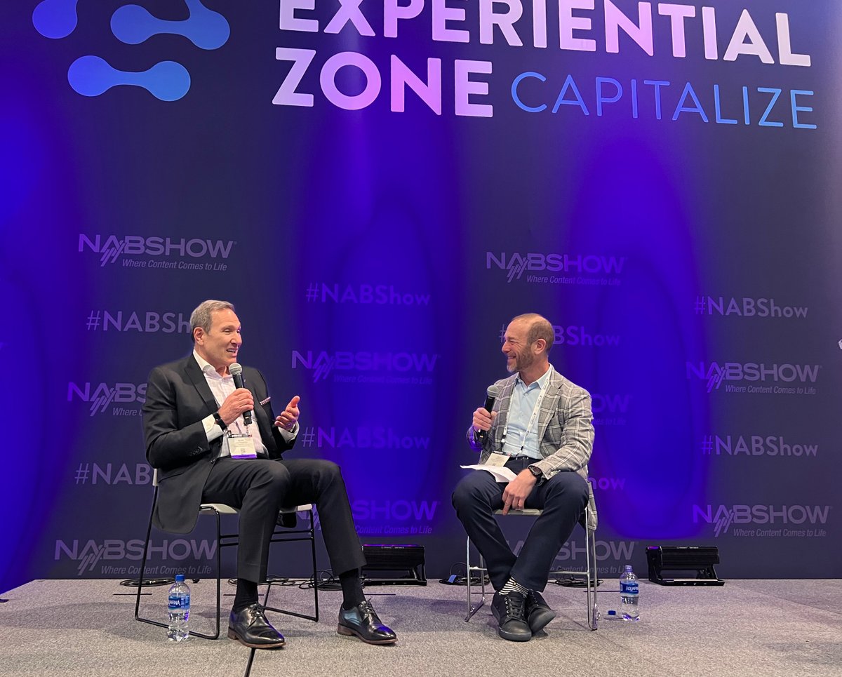Imagine_Comms's tweet photo. @Imagine_Comms' Brad Herman and @Hearst's Al Lustgarten at the @NABShow session "The Importance of Creating a Linear-Like Advertising Experience for Connected TV".
#NAB2022 #NABSHOW #OTT #CloudMonetization https://t.co/eTemqY19Aa
