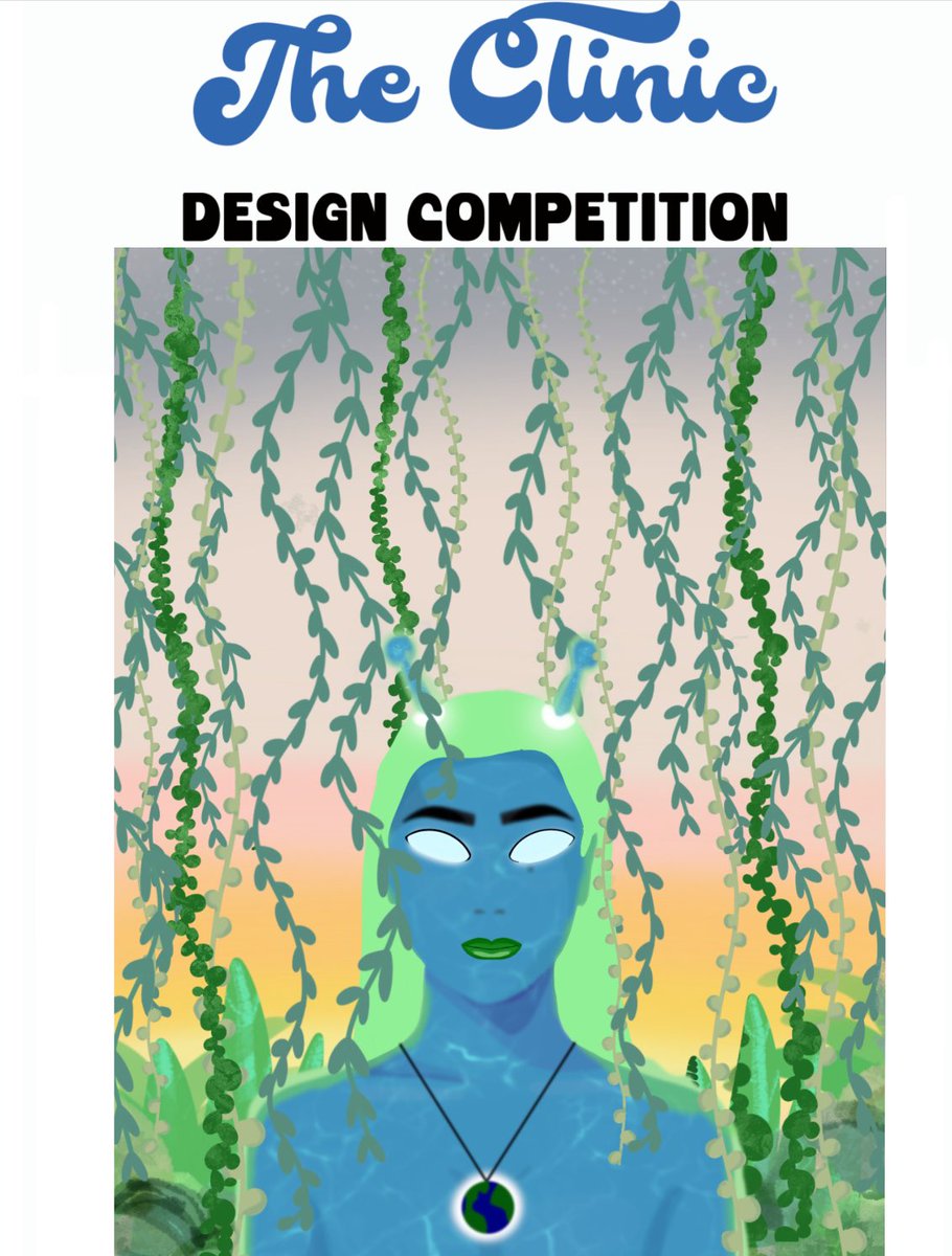 MSNFT3's tweet photo. I had so much fun doing this one. I love how at peace I feel when talking with the community at @ClinicNFT Here are some creative powers I didn’t know I had 💚 #ClinicNFT #IMCCDesignContest https://t.co/o66HJZWBpk