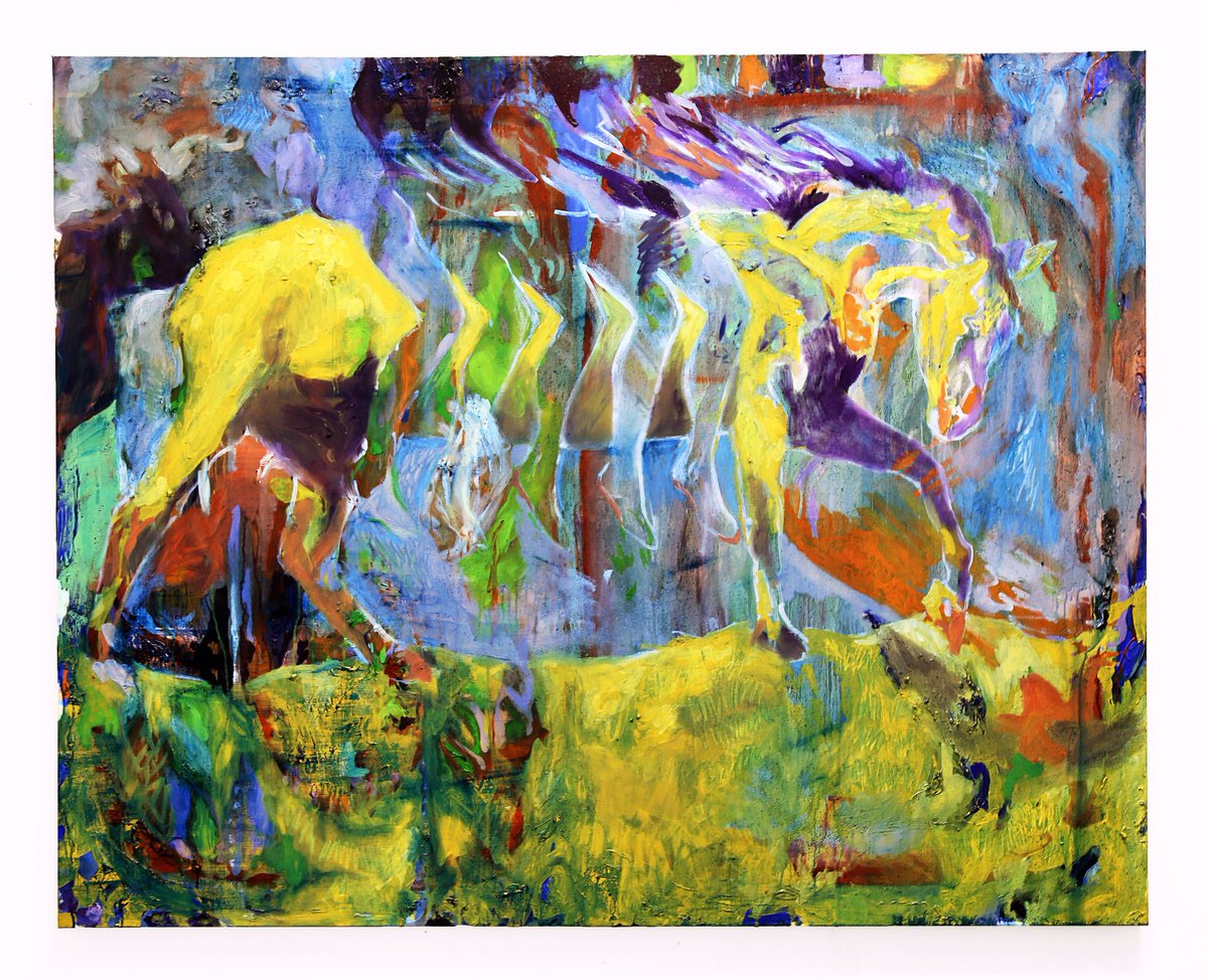 highbrow_nobrow's tweet photo. Untitled, oil on canvas, 48”x 60”, 2022 

*(By Sofia Berger I @_SOFIABERGER) https://t.co/auj9bGMGAU