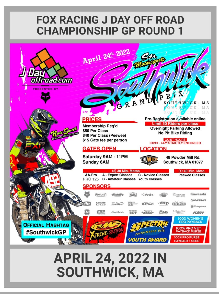 PORTERBRETON775's tweet photo. PORTER BRETON RACING #775 
J Day Off Road Southwick GrandPrix The Wick 338 Motocross 8th Overall Finish C-250 Class! Thank you sponsors Hoosier Tire East Bretonridge Builders, LLC @thewick338mx @HoosierTire @BretonridgeLLC https://t.co/glqblSrniD