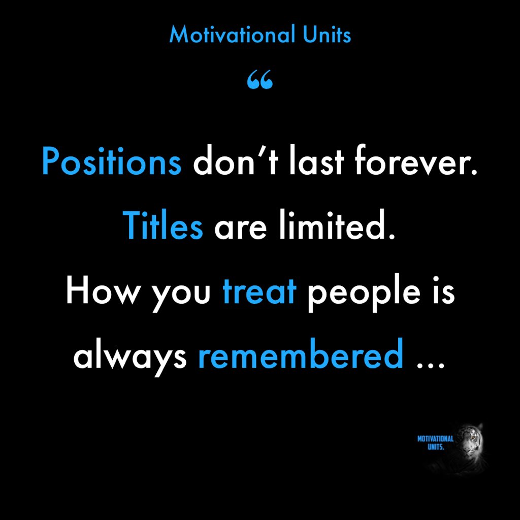 TymleszM's tweet photo. Good and Happy Monday. Today’s inspiration is referenced on #humanrelation. Be inspired and have a fruitful day with love and gratitude #mondaymotivation #LifeTooShort #humanrelation #motivationalunits https://t.co/JO5rTqKD8U