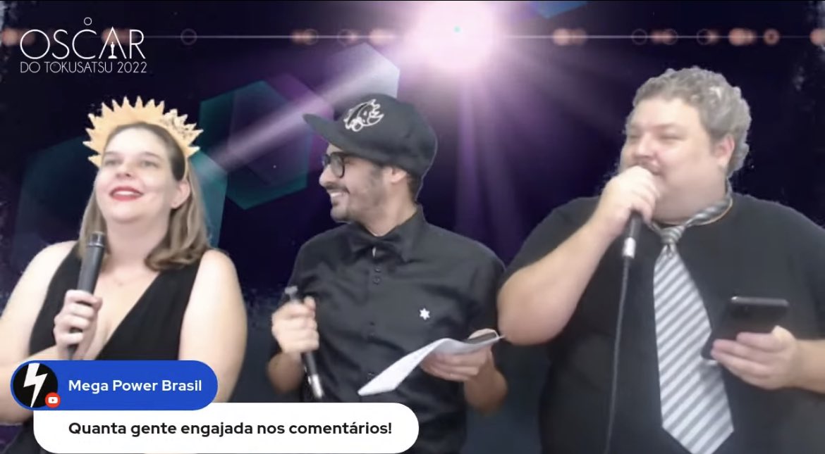 Yoozen's tweet photo. PARABENS @Senpuu PELA LIVE DO OSCAR, FOI INSANO, FOI INCRIVEL ⚙️💕

obrigado de novo pelo convite pra participar dessa insanidade e dar um dos vários premios a ZENKAIGER 😬 #OscarTokusatsu https://t.co/jElL9eJIBL