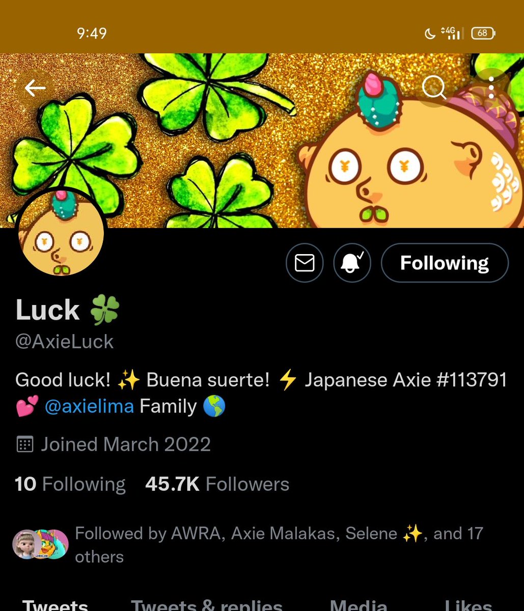 T4niel's tweet photo. @AxieLima @AxieLuck mahal ka namin🇵🇭🇵🇭 https://t.co/QHOmhfzSQO