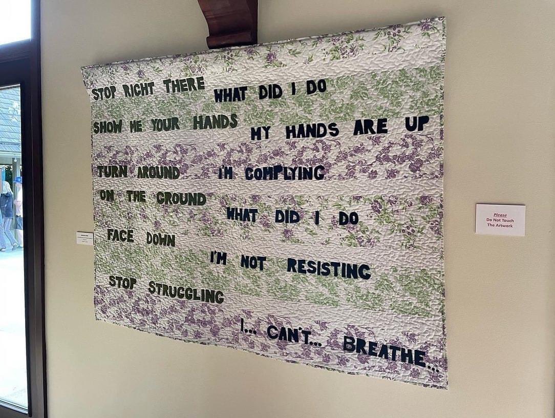 SallySanders123's tweet photo. A happy ending to this one!! Thanks to all who cared and shared this story. #artasprotest. #lovewins. #piecefulprotest. #lagunabeachart https://t.co/Y2p0FXUMQv